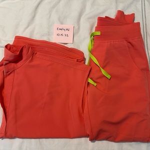 LIMITED EDITION FIGS SCRUBS-HOT CORAL